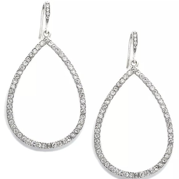 Ralph Lauren Crystal Teardrop Earrings - Picture 1 of 2